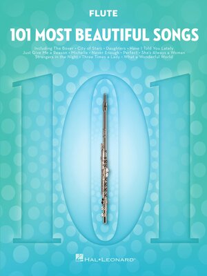 cover image of 101 Most Beautiful Songs for Flute